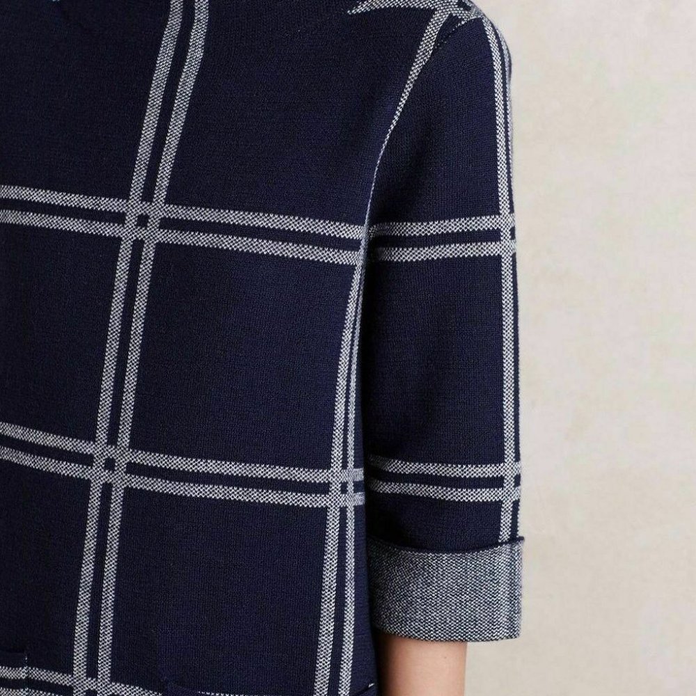 NWT Anthropologie Moth Paned Sweater Tunic Dress - Picture 3 of 5